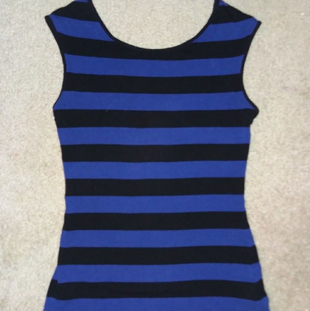 Express Black&Blue Cap Tank